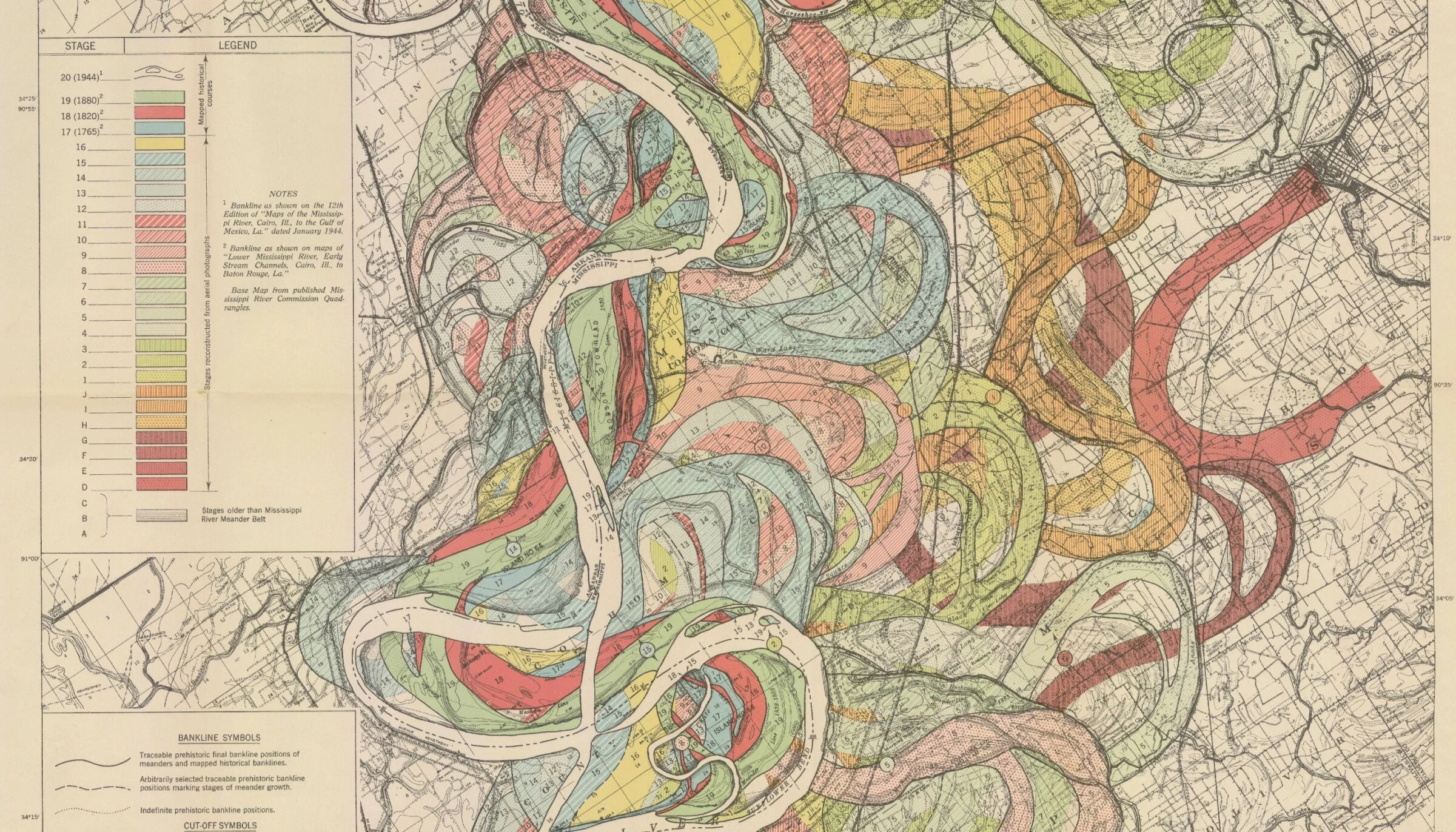 Meander map